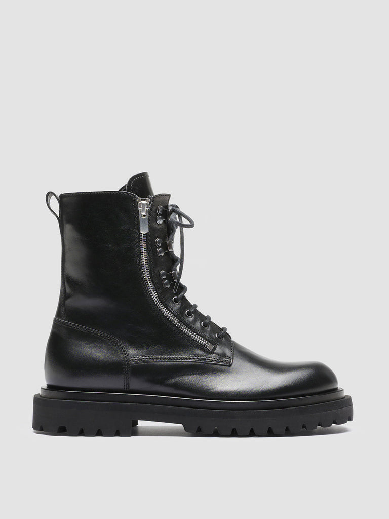 Men's Black Leather Boots ULTIMATE 003 – Officine Creative