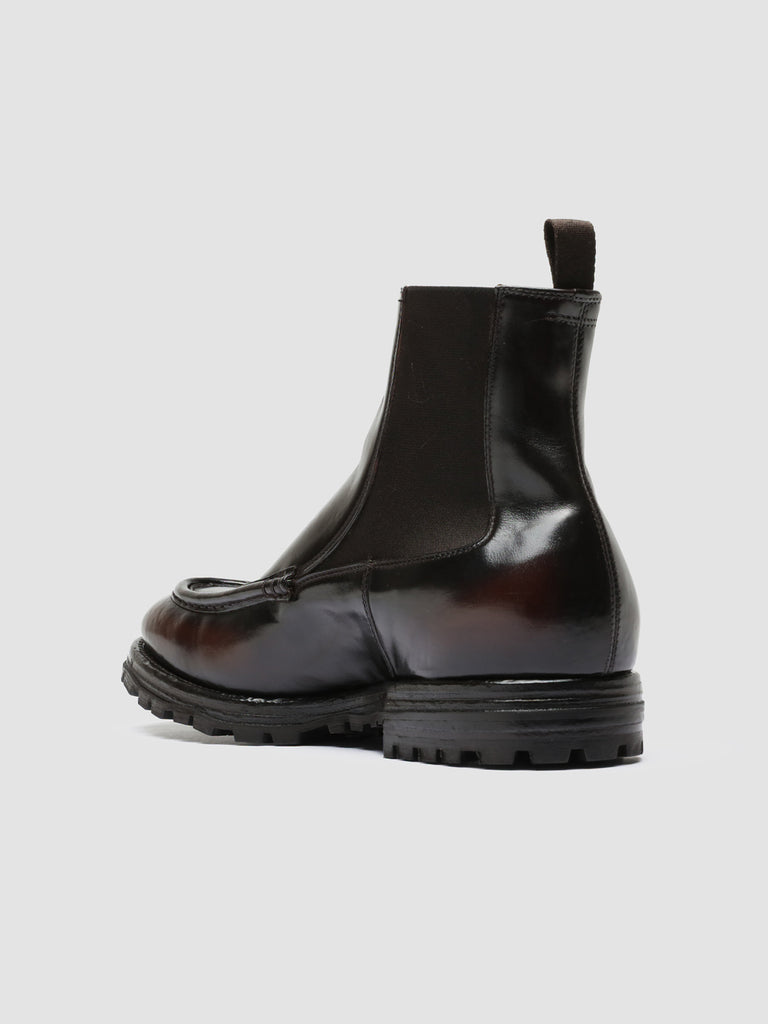 VAIL 017 - Burgundy Leather Chelsea Boots men Officine Creative - 4