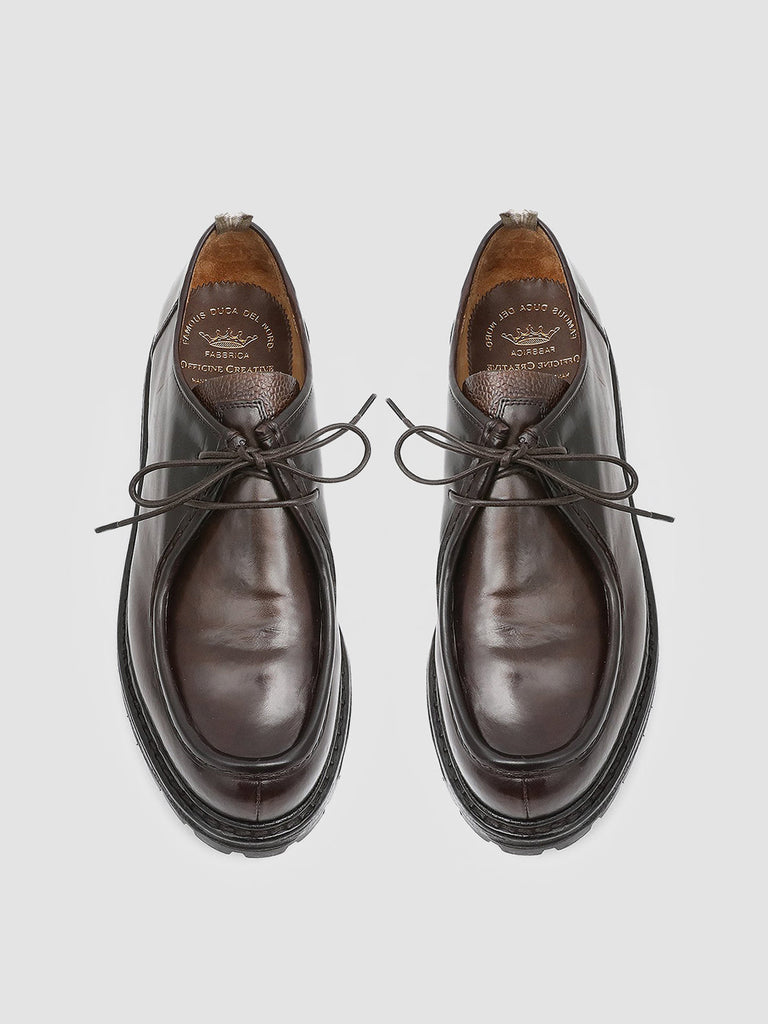 VOLCOV 001 - Brown Leather Derby Shoes