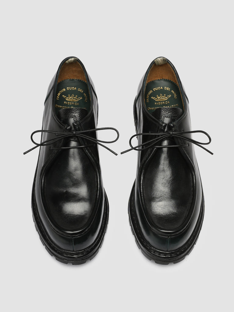 VOLCOV 009 - Black Leather Derby Shoes