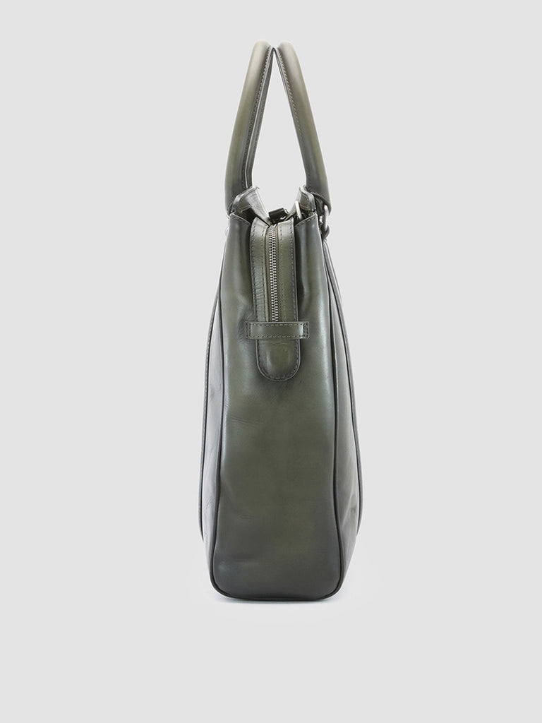 QUENTIN 02 - Green Leather tote bag  Officine Creative - 3