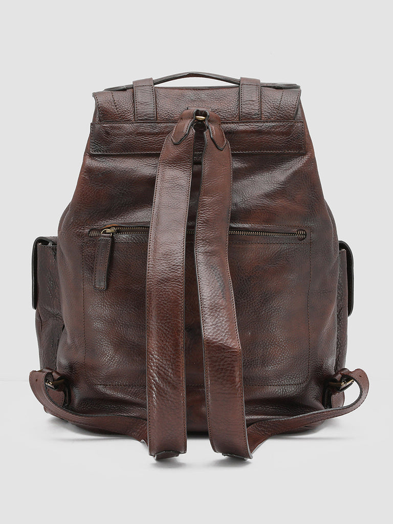 RARE 27 - Brown Leather Backpack