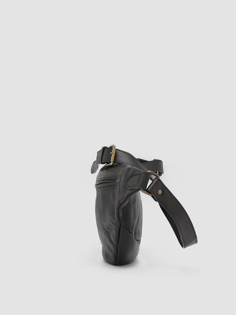 RARE 28 - Black Leather Waist Belt