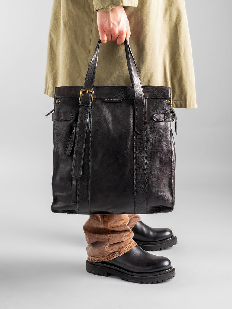 RARE 23 - Black Leather Handbag