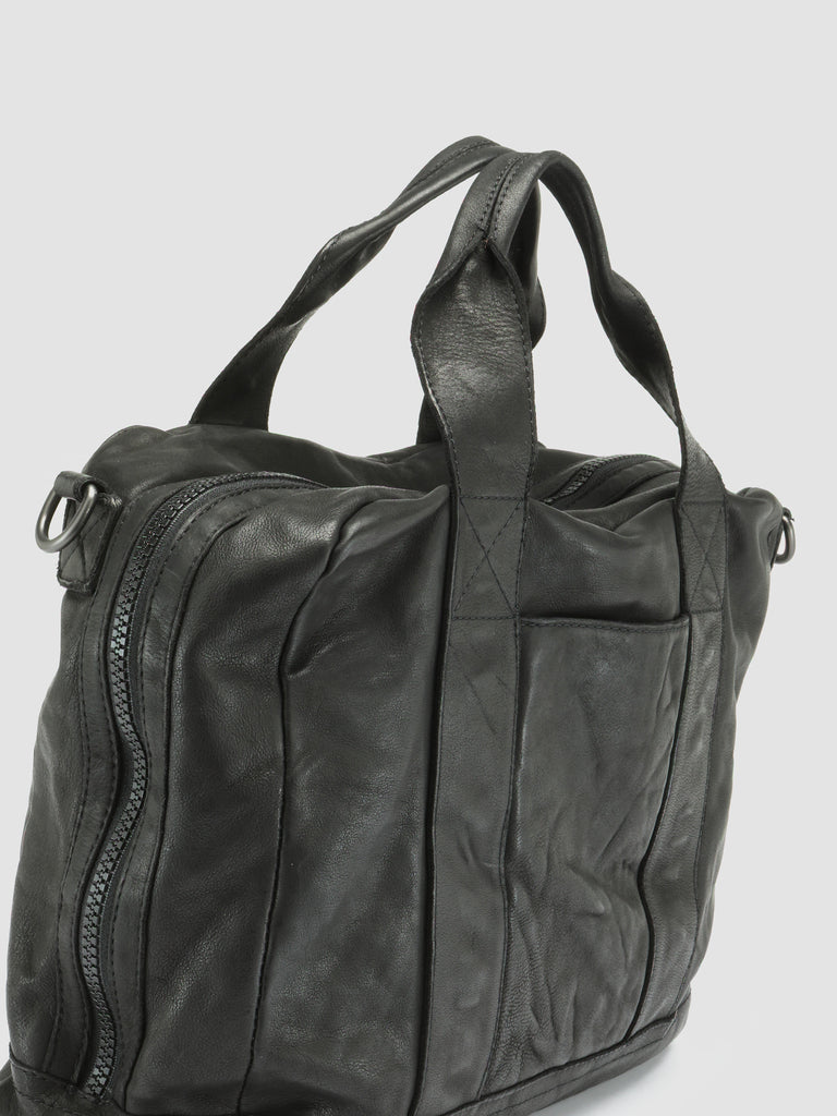 RECRUIT 002 - Black Leather Bag