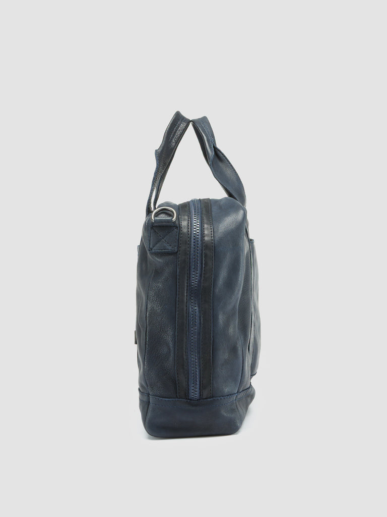 RECRUIT 002 - Blue Leather Bag  Officine Creative - 3