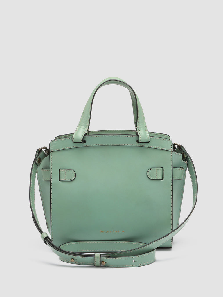 SADDLE 009 - Green Leather Bag