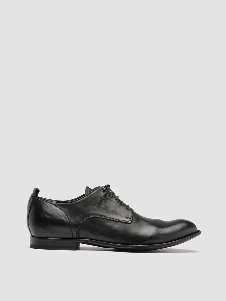 STEREO 003 - Black Leather Oxford Shoes