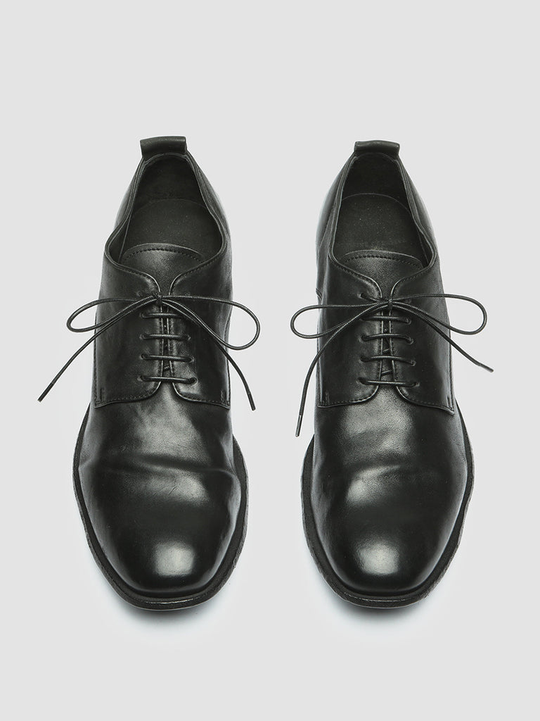 STEREO 003 - Black Leather Oxford Shoes